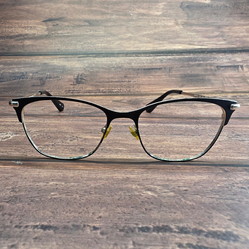 Kate Spade New York Bendall 807 Black Gold Cat Eye Eyeglasses Frames 52-17-140